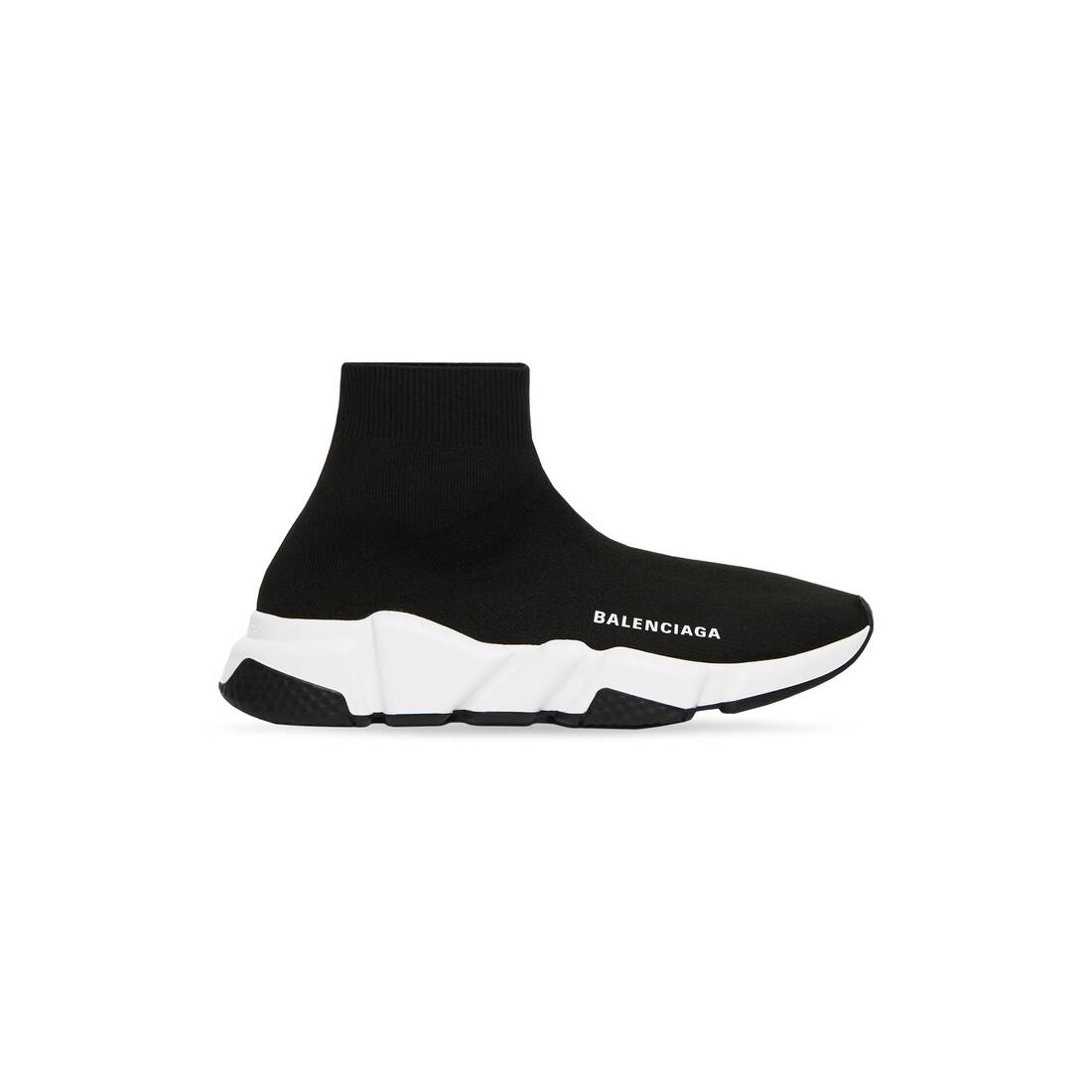 Women’s Speed Recycled Knit Sneaker in Black/white - Image 1